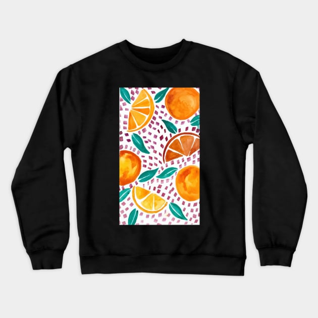 oranges Crewneck Sweatshirt by Sopicon98